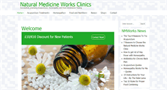 Desktop Screenshot of naturalmedicineworks.net